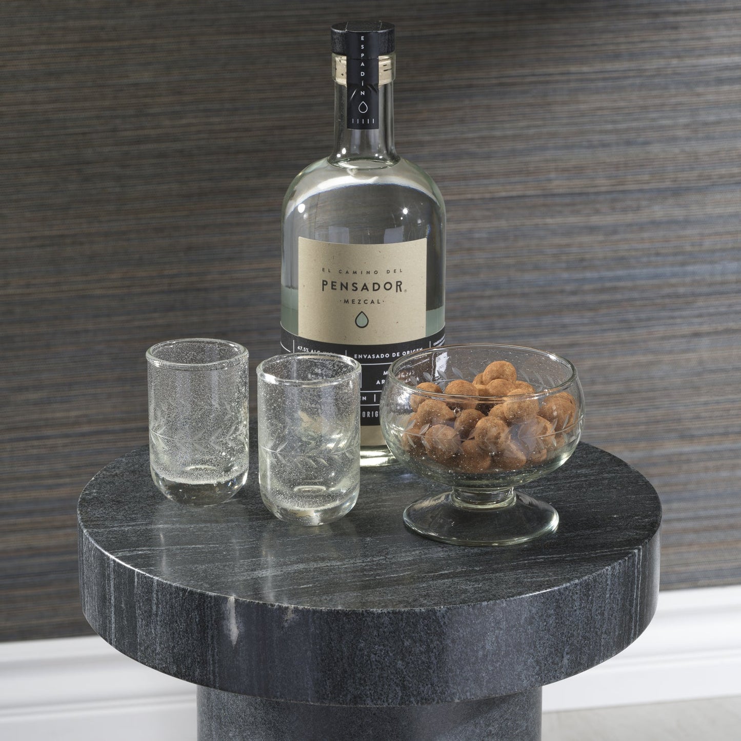 Nico Marble Cocktail Table - Midnight Black