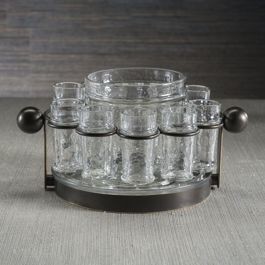 Agave Ten Shot Tequila Set with Ice Bucket - Barware by Carlyle Avenue