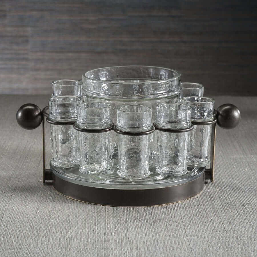 Agave Ten Shot Tequila Set with Ice Bucket - Barware by Carlyle Avenue