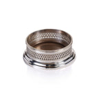 Sommelier's Edge Wine Bottle Coaster - Silver Plated w/ Wood Base - Coasters by Carlyle Avenue