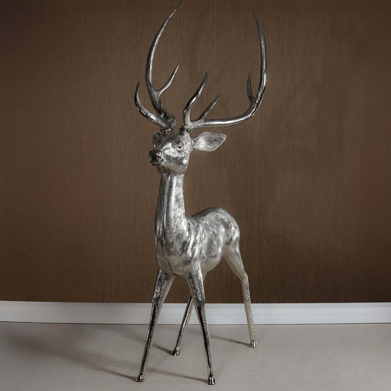 Corviglia Standing Alloy Deer - Holiday Decor by Carlyle Avenue
