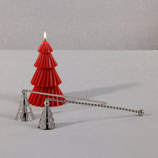 Holiday Tree Candle Snuffer - Silver