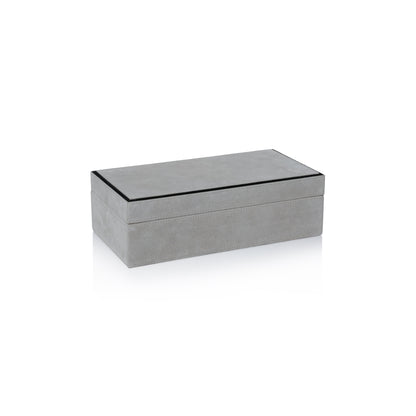Arden Suede Leather Box - CARLYLE AVENUE