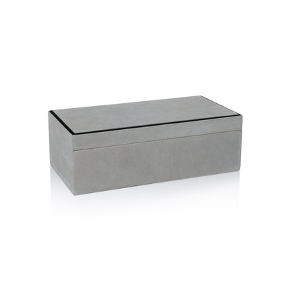 Arden Suede Leather Box - CARLYLE AVENUE