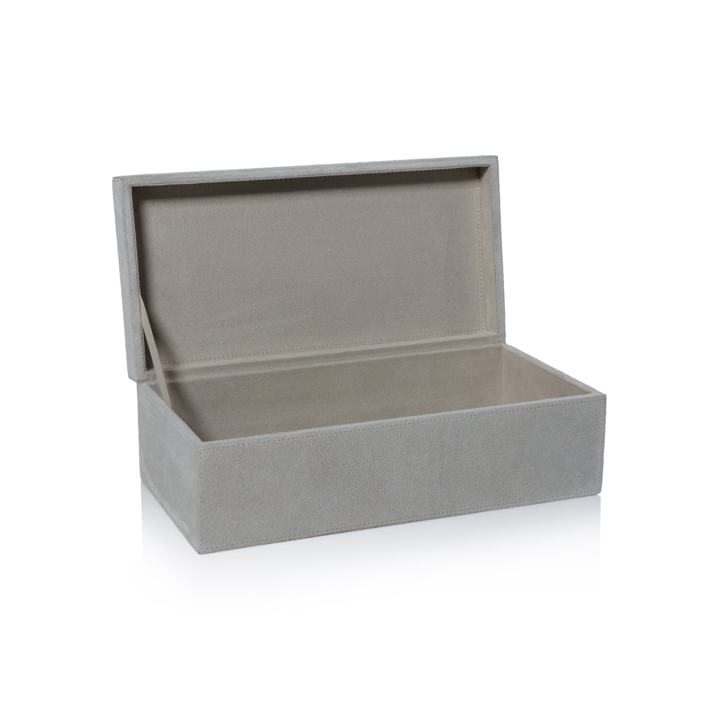 Arden Suede Leather Box - Decorative Accessories by Carlyle Avenue