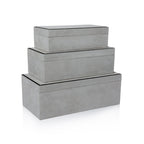 Arden Suede Leather Box - Decorative Accessories by Carlyle Avenue