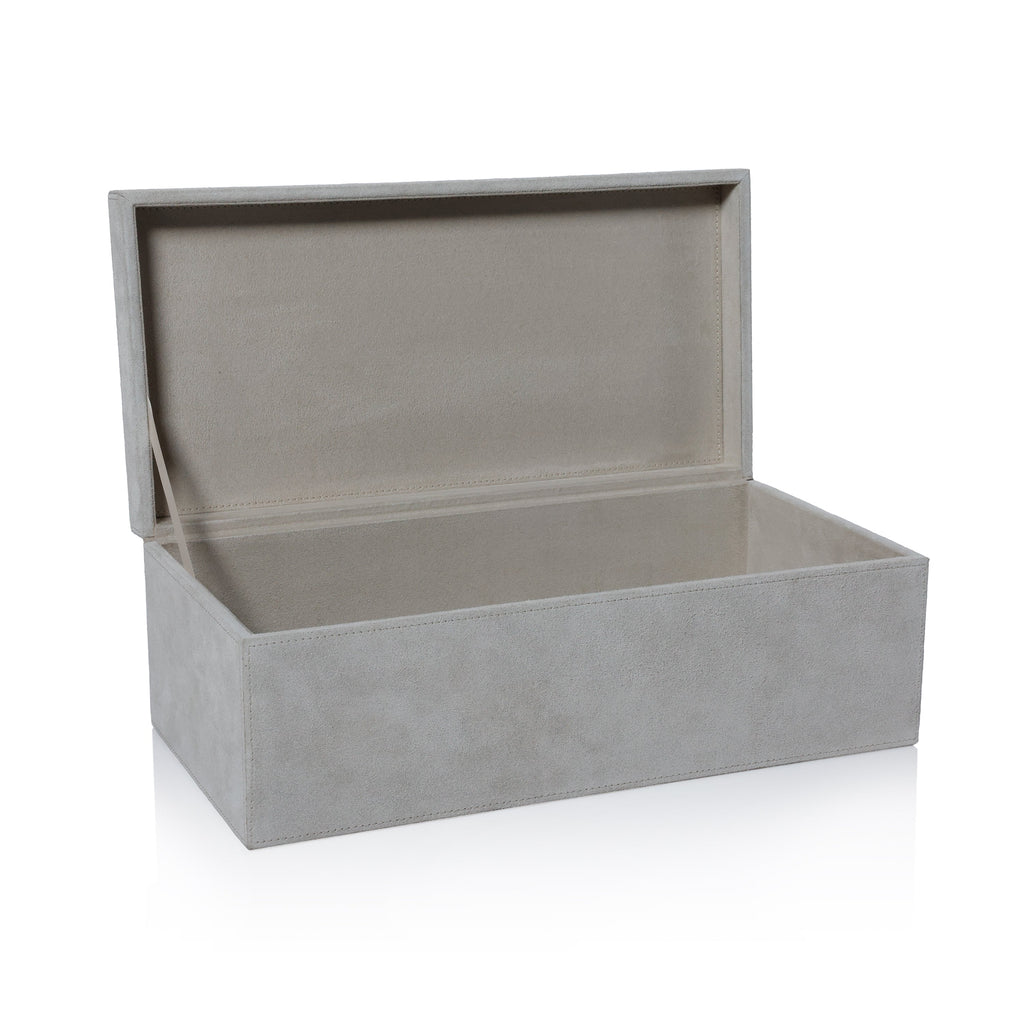 Arden Suede Leather Box - Decorative Accessories by Carlyle Avenue