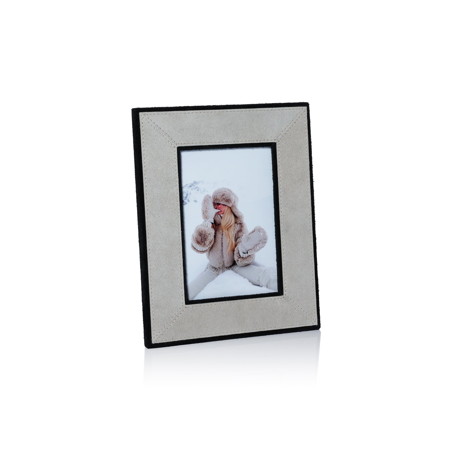 Arden Suede Leather Photo Frame