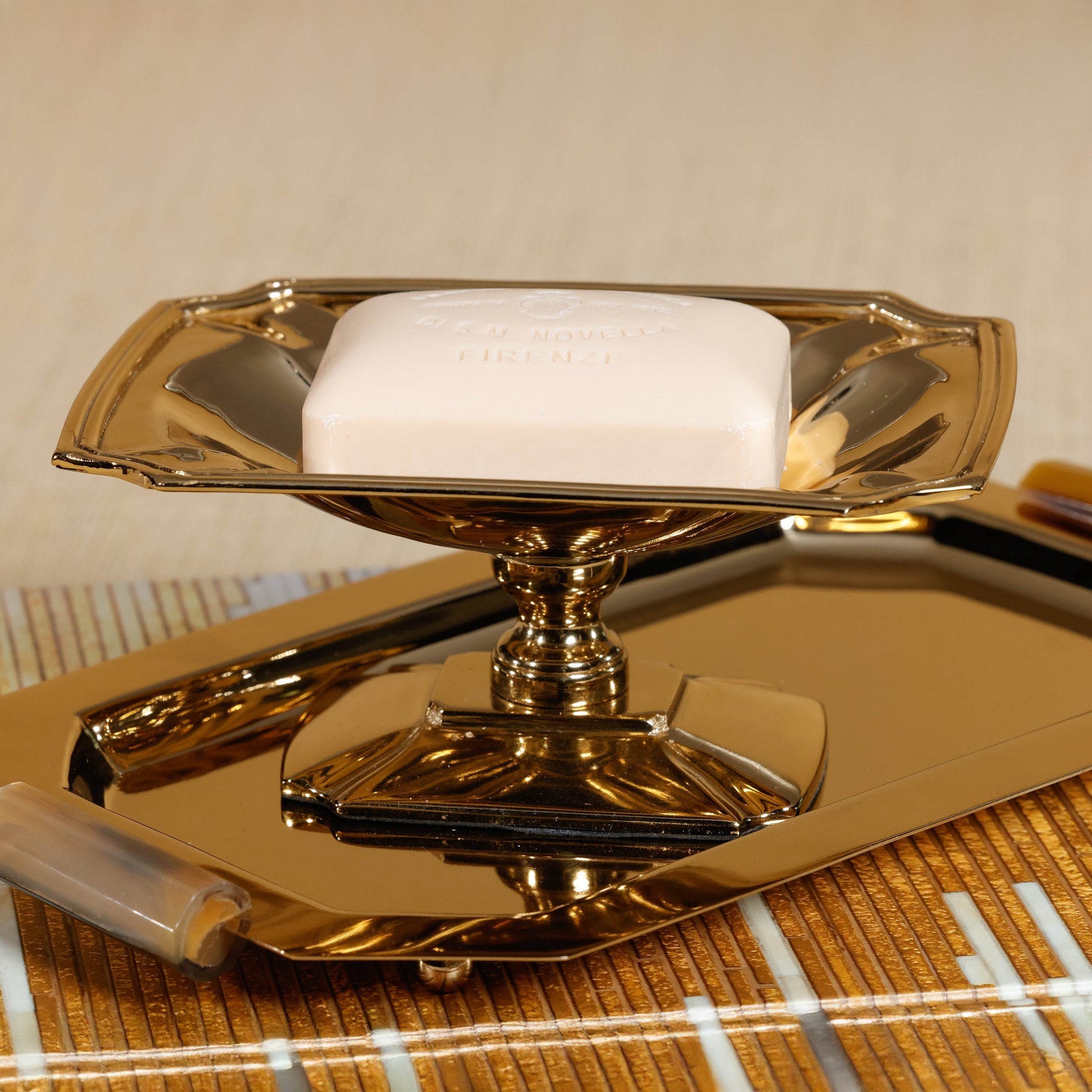 Antique Footed Dish - Polished Gold - Serveware by Carlyle Avenue