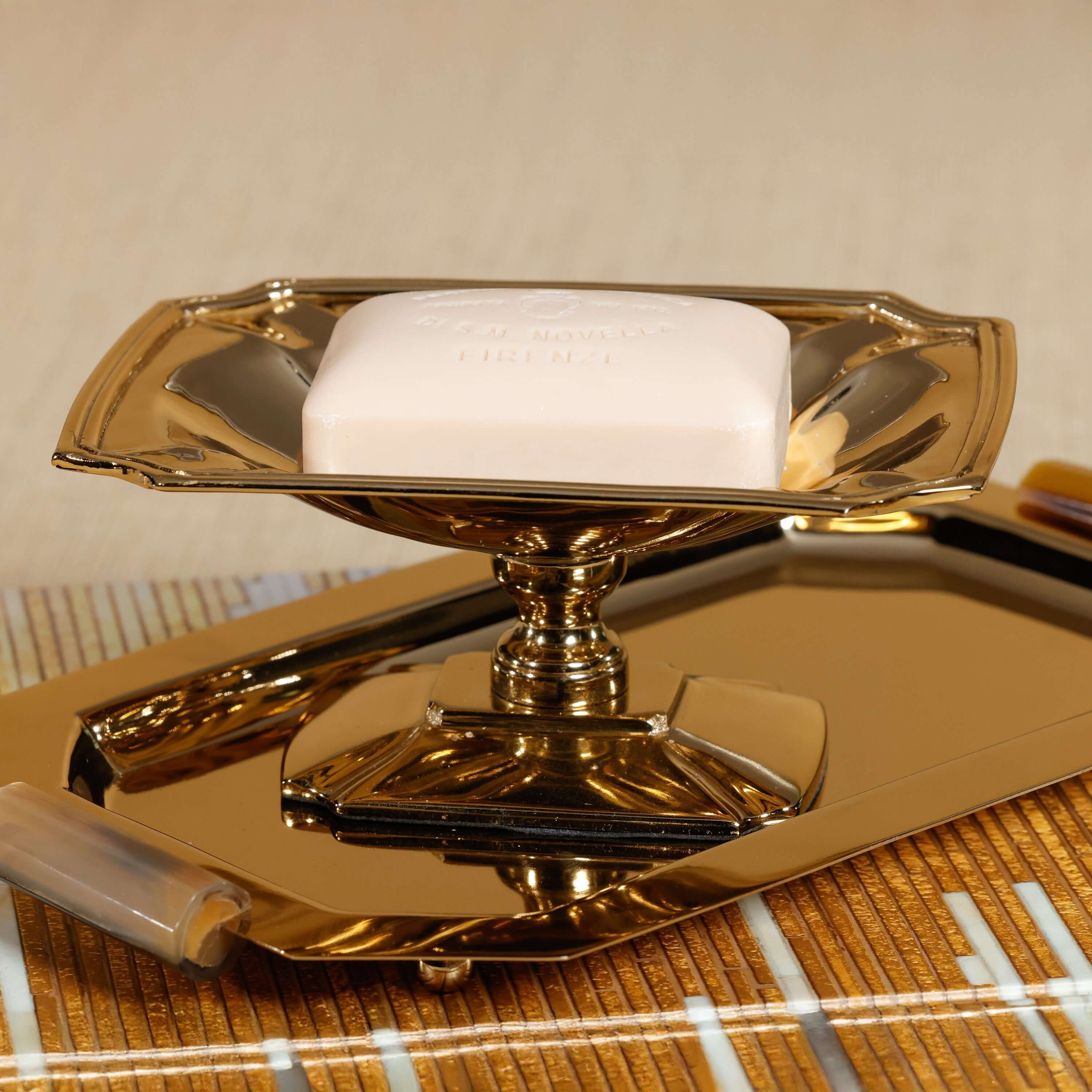 Antique Footed Dish - Polished Gold - Serveware by Carlyle Avenue