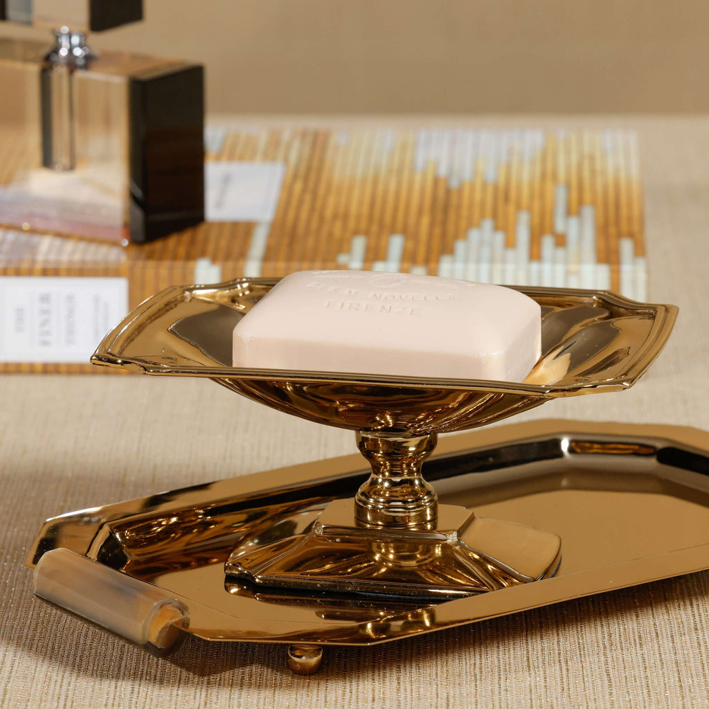 Antique Footed Dish - Polished Gold - Serveware by Carlyle Avenue