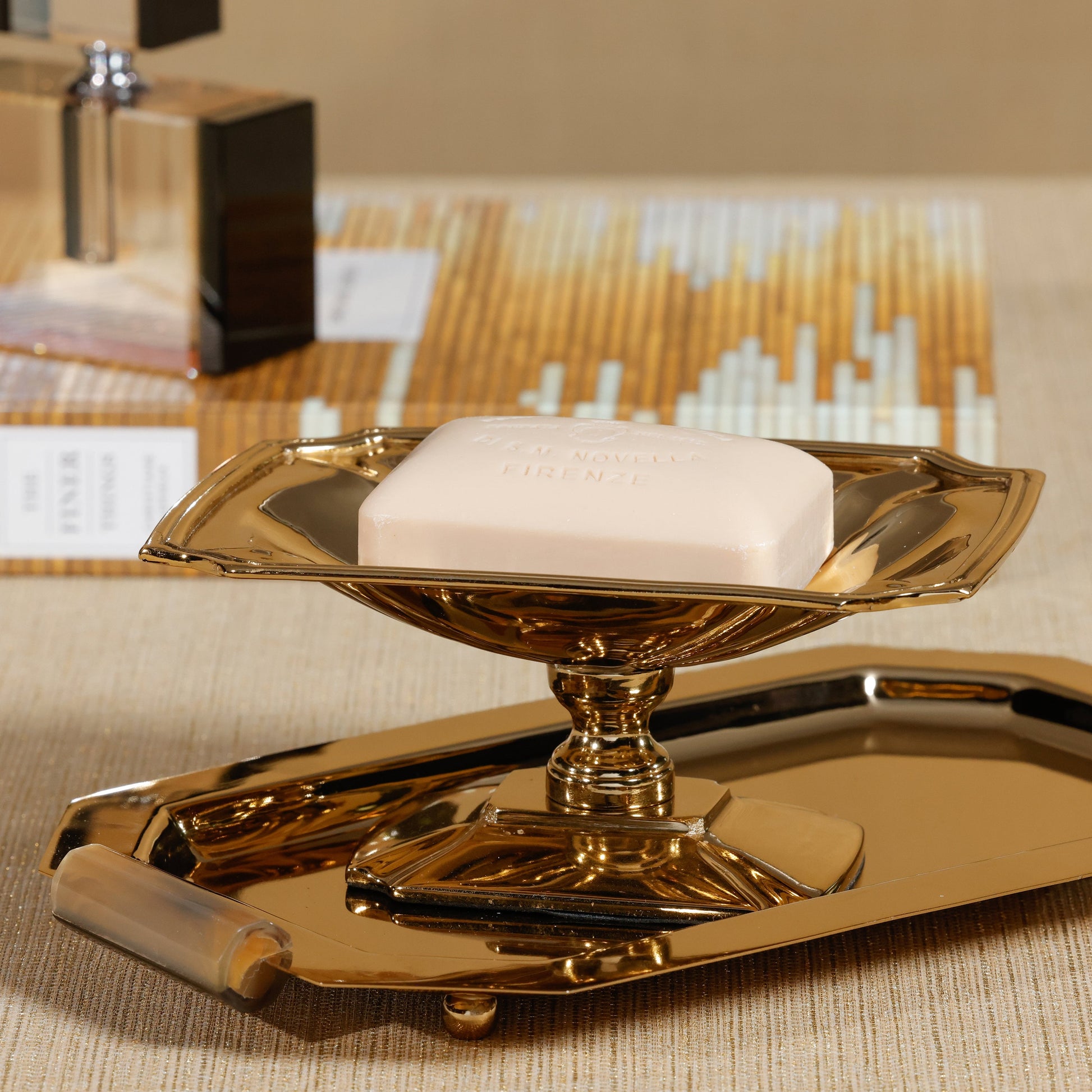 Antique Footed Dish - Polished Gold - Serveware by Carlyle Avenue