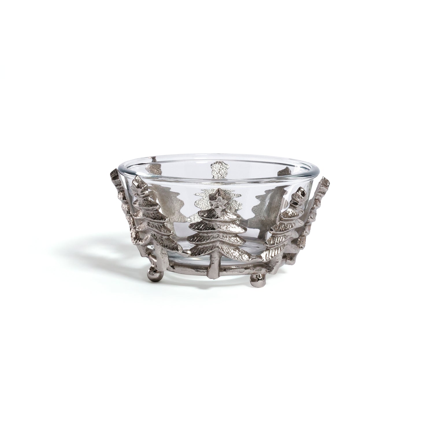 Forêt d’Hiver Glass and Metal Bowl - CARLYLE AVENUE