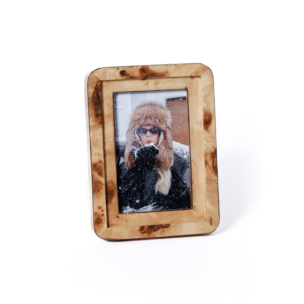 Valberg Burl Veneer Photo Frame - Picture Frames by Carlyle Avenue