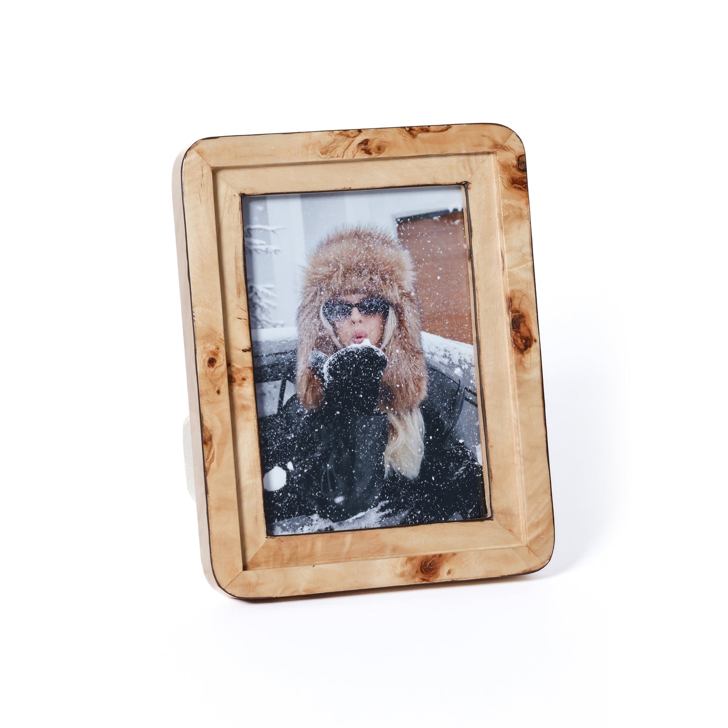 Valberg Burl Veneer Photo Frame
