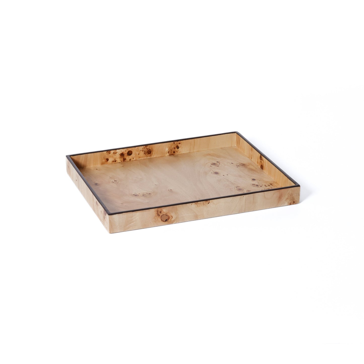 Valberg Burl Veneer All-Purpose Tray