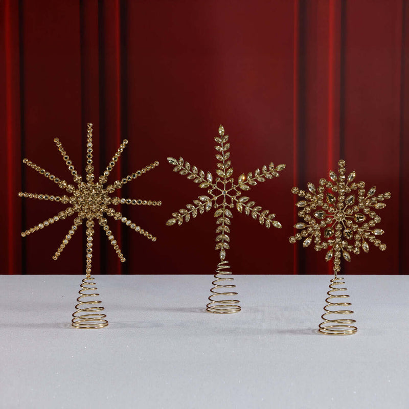 Jeweled Tree Topper - Set of 6 Assorted