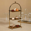High Tea 3-Tier Stand - Polished Gold - Trays by Carlyle Avenue