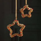 Beaded Star Ornament, Set of 12