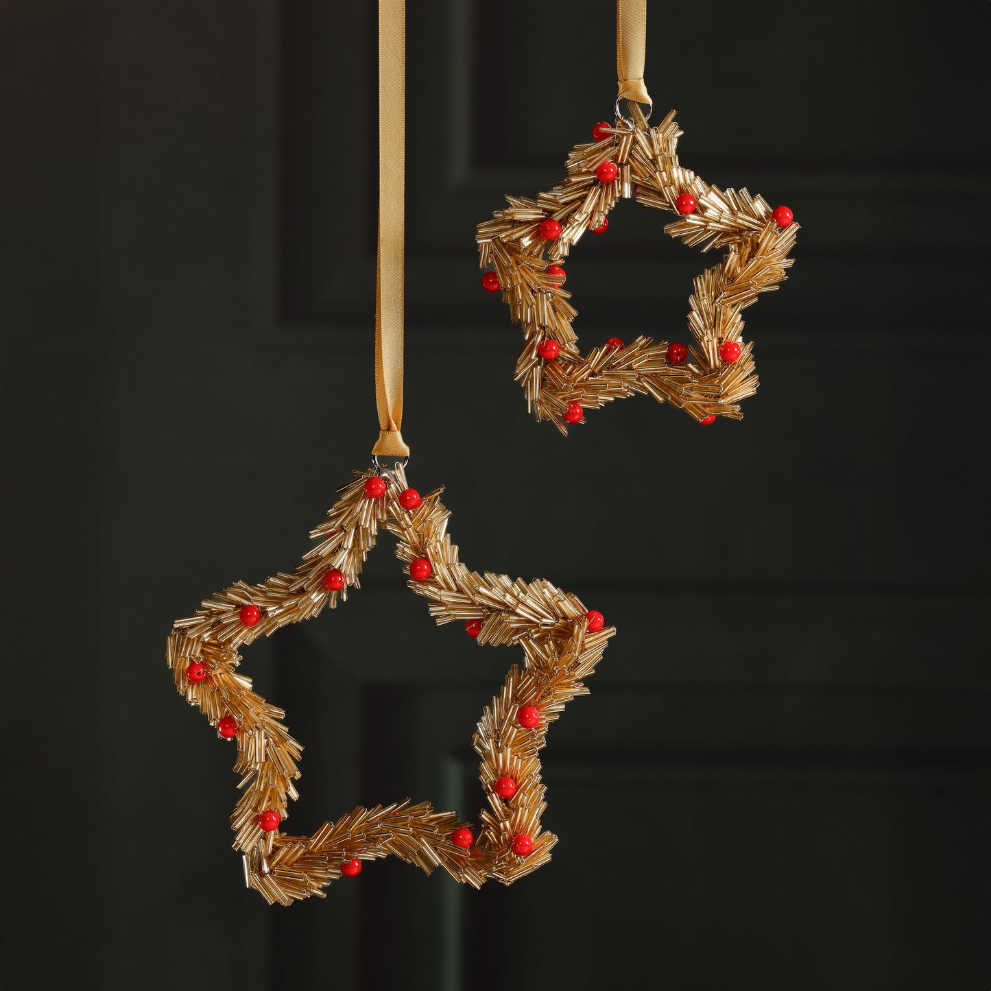 Beaded Star Ornament – Set of 6