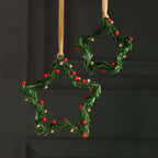 Beaded Star Ornament, Set of 12