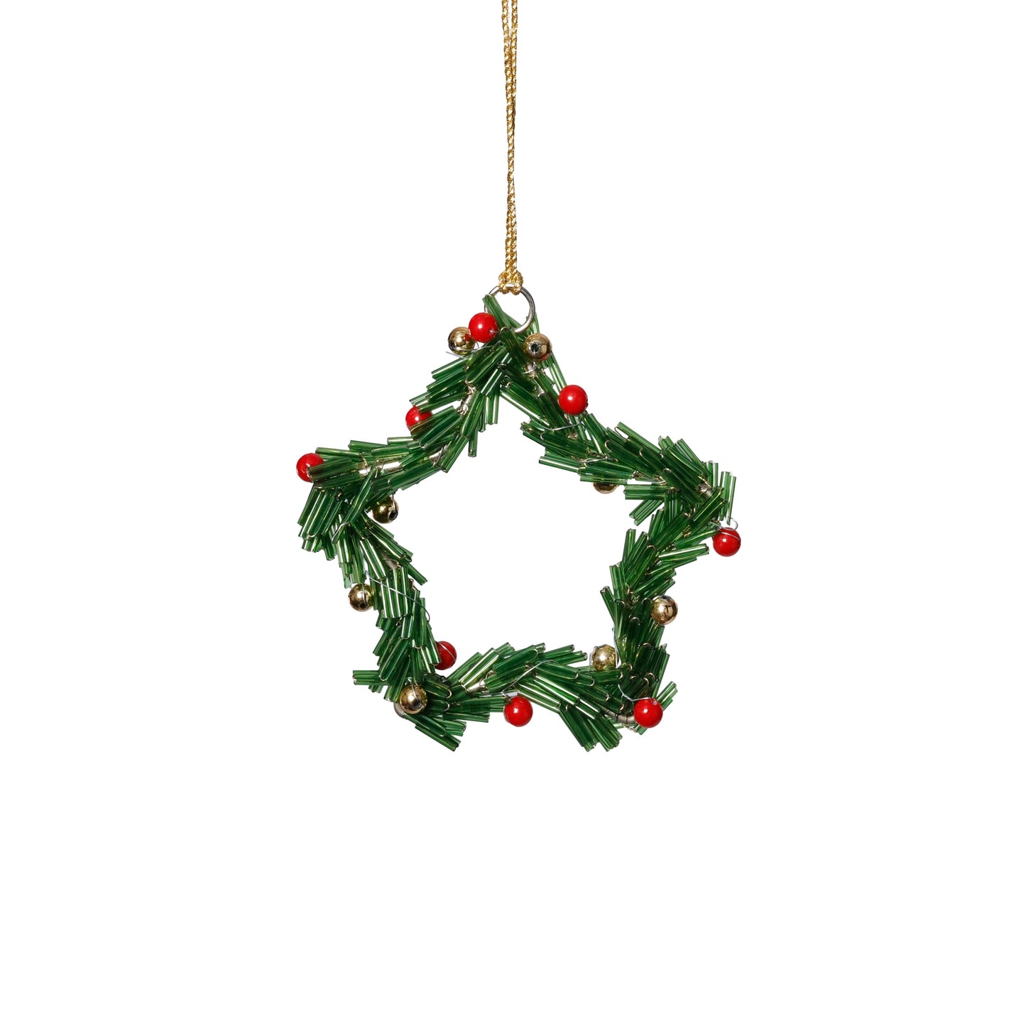 Beaded Star Ornament – Set of 6