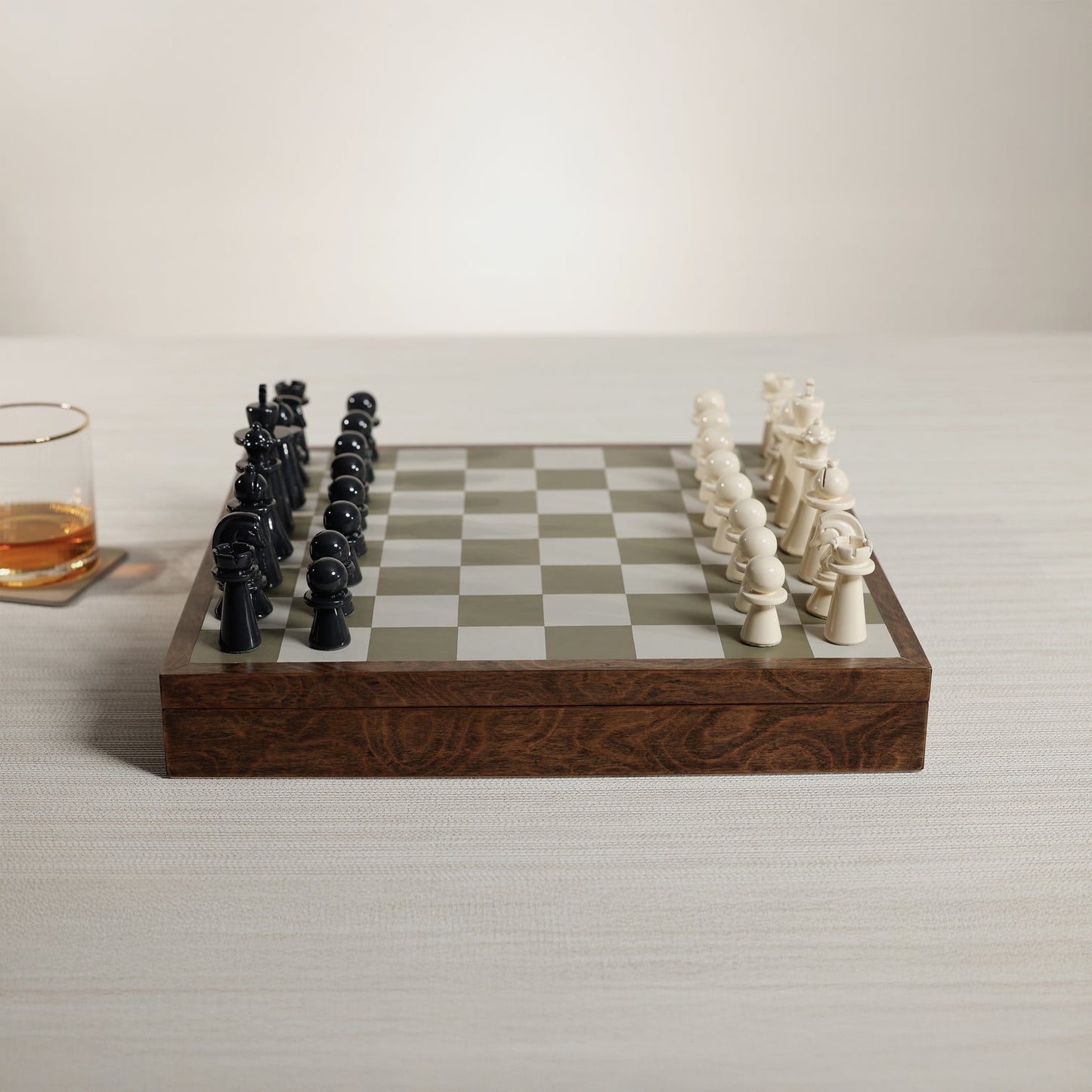 London Chess / Checkers Set