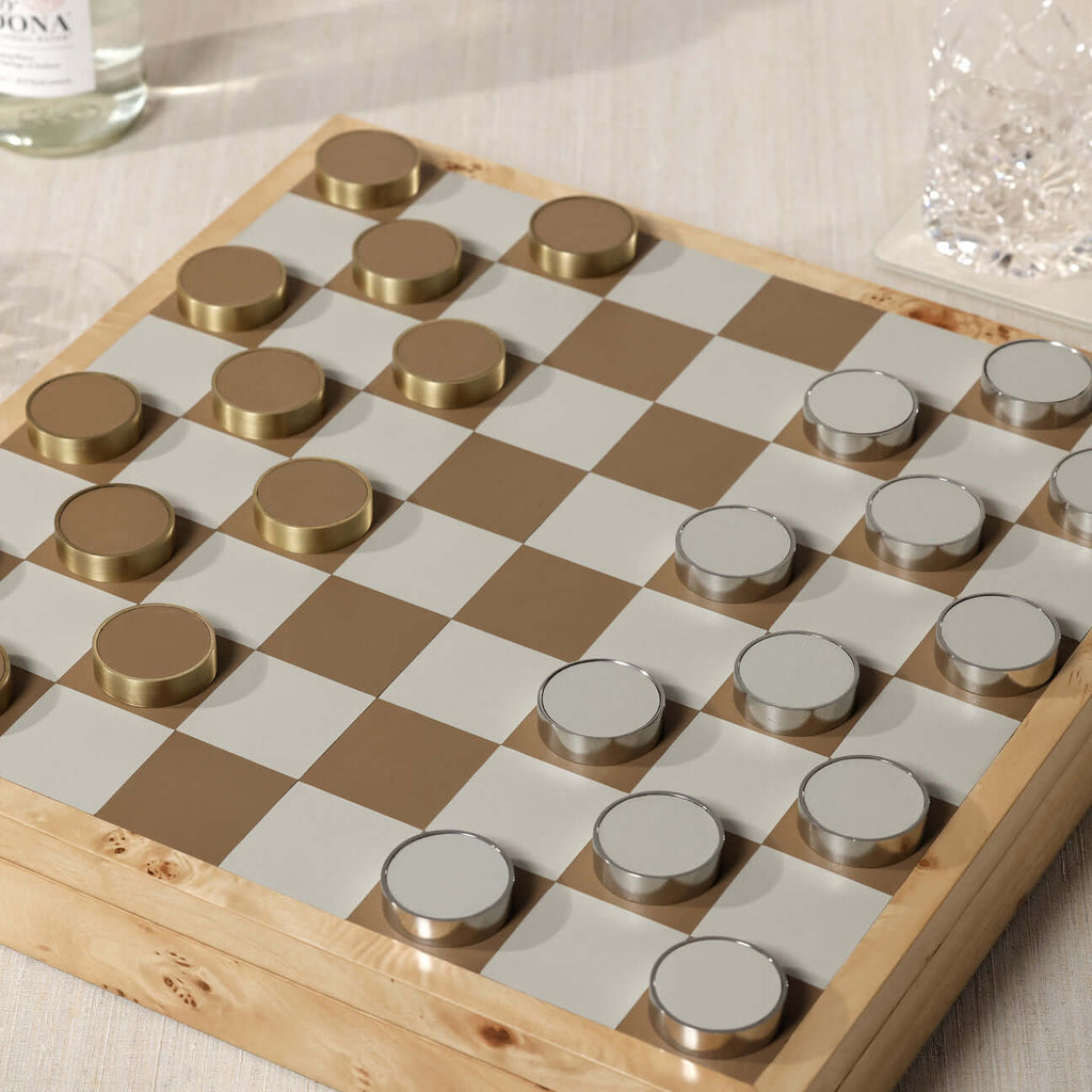 Copenhagen Chess / Checkers Set