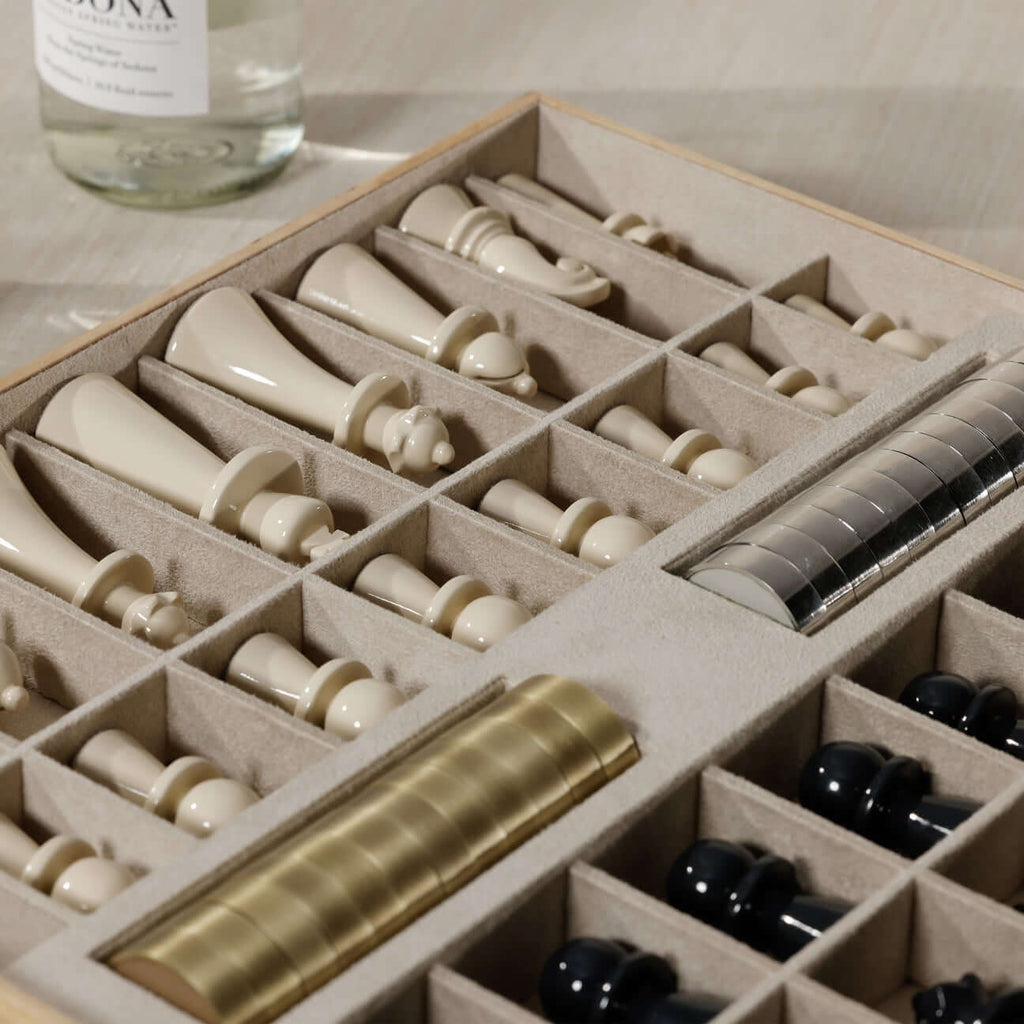 Copenhagen Chess / Checkers Set