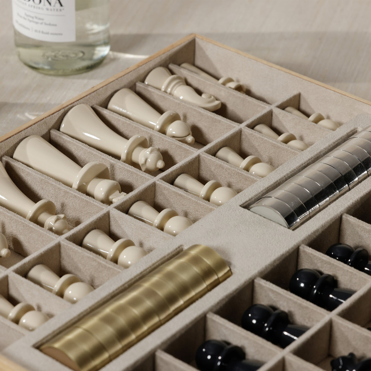 Copenhagen Chess / Checkers Set