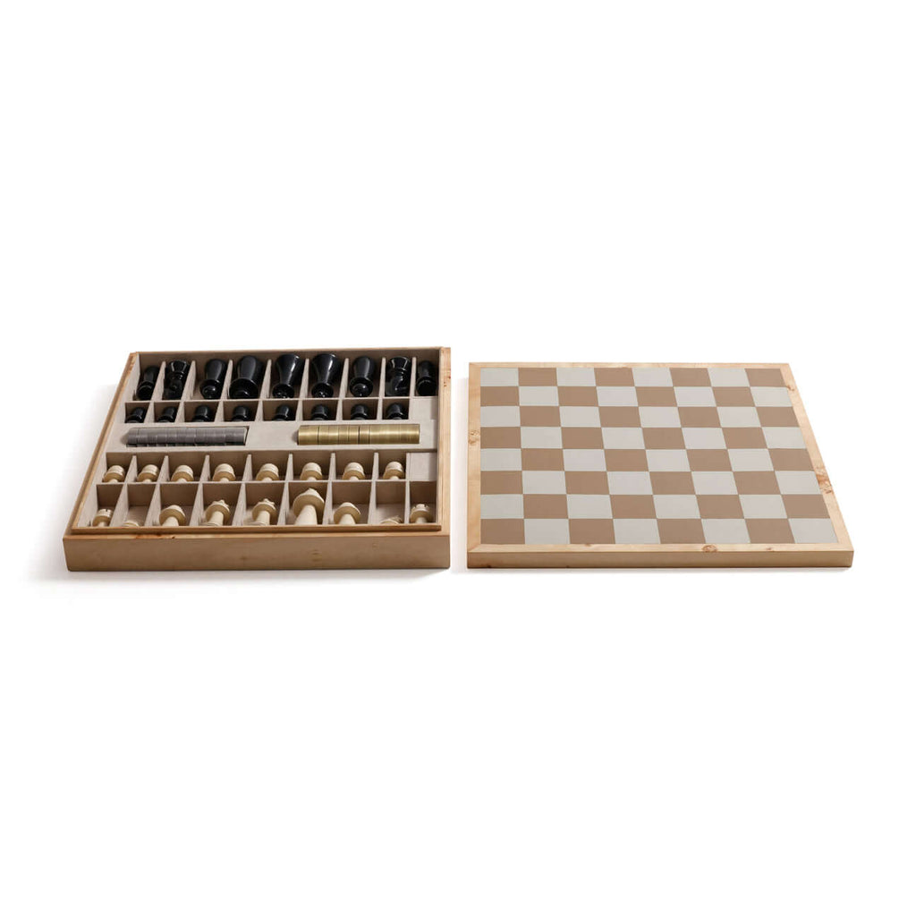 Copenhagen Chess / Checkers Set