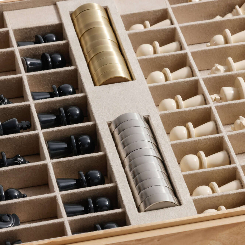Copenhagen Chess / Checkers Set