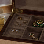 Linea Raffia with Leather Trim Jewelry Box - Jewelry Boxes by Carlyle Avenue