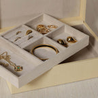 Linea Light Natural Raffia Jewelry Box