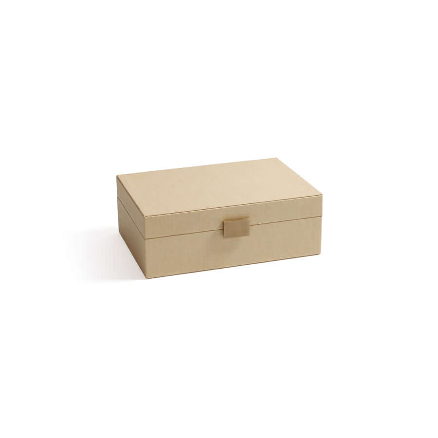 Linea Light Natural Raffia Jewelry Box