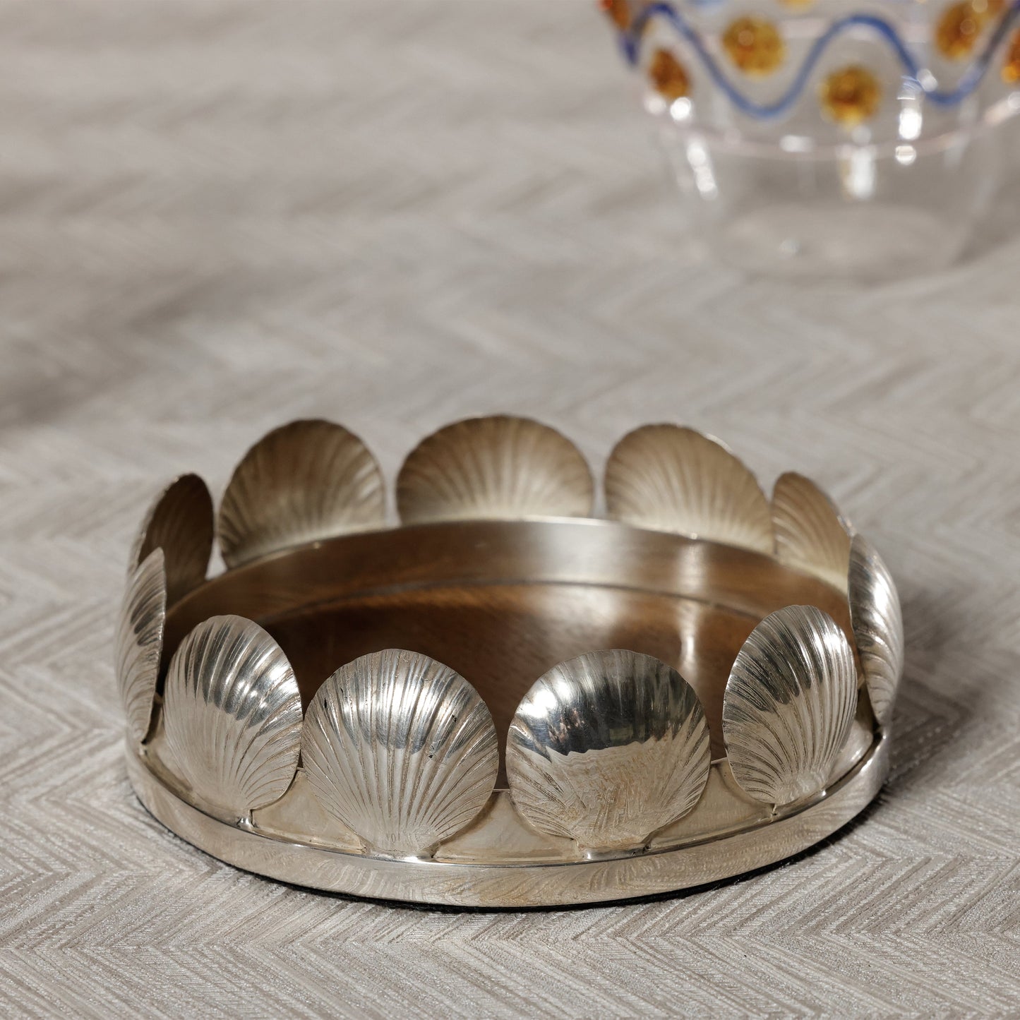 Sur Mer Shell Design Bottle Coaster