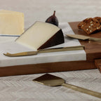Marble & Mango Wood Charcuterie Board with Serving Tool Set