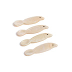 Mother of Pearl Fish Condiment / Caviar Spoon - Set of 4