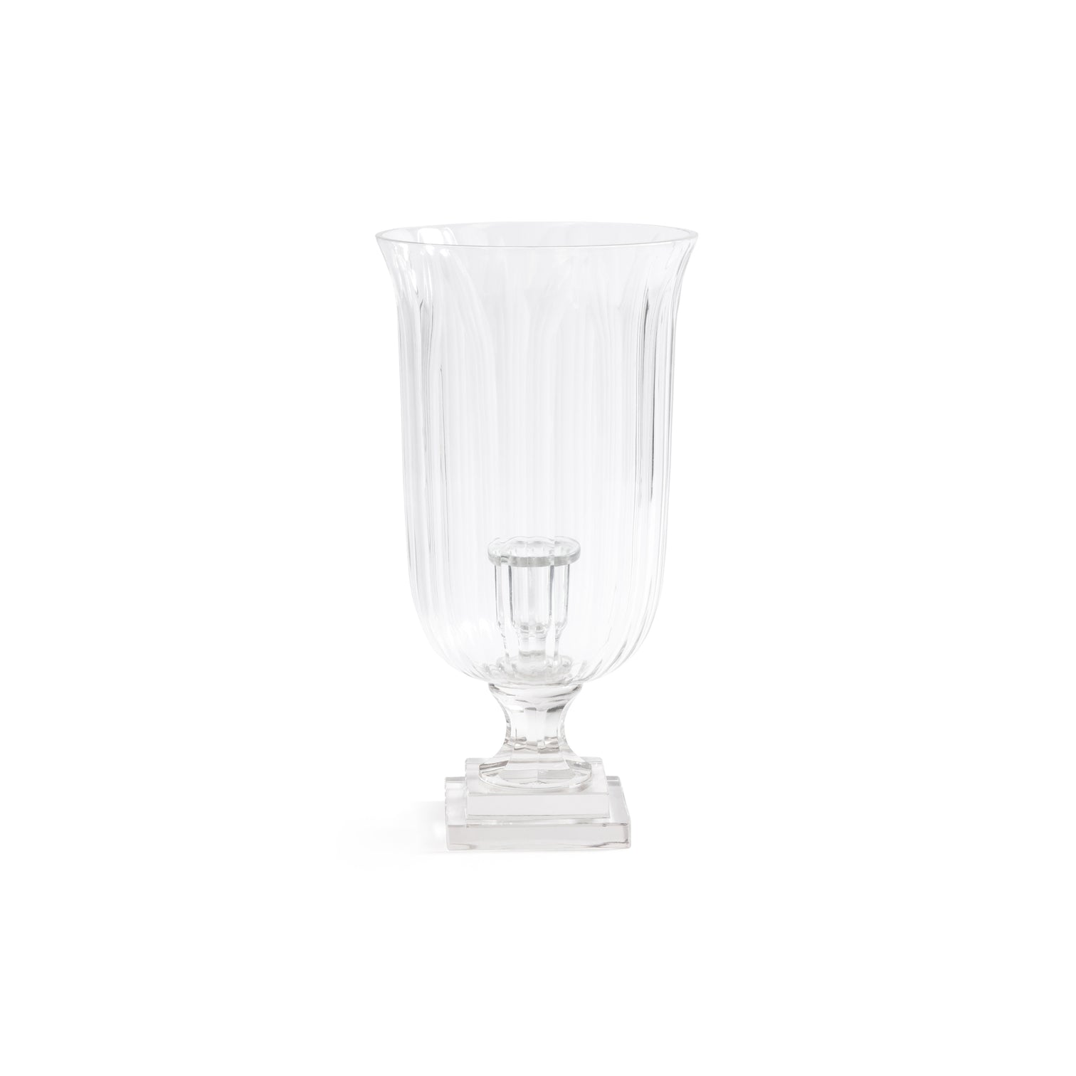 Maison de Verre Cut Glass Hurricane Taper Holder - CARLYLE AVENUE