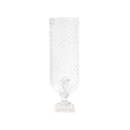 Maison de Verre Diamond Cut Glass Hurricane Taper Holder - CARLYLE AVENUE