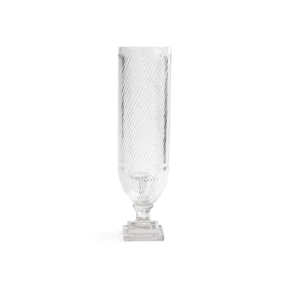 Maison de Verre Whisper Cut Glass Hurricane Taper Holder - CARLYLE AVENUE
