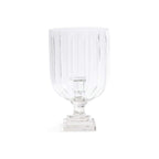 Maison de Verre Straight Cut Glass Hurricane Taper Holder - CARLYLE AVENUE
