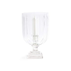 Maison de Verre Straight Cut Glass Hurricane Taper Holder - CARLYLE AVENUE