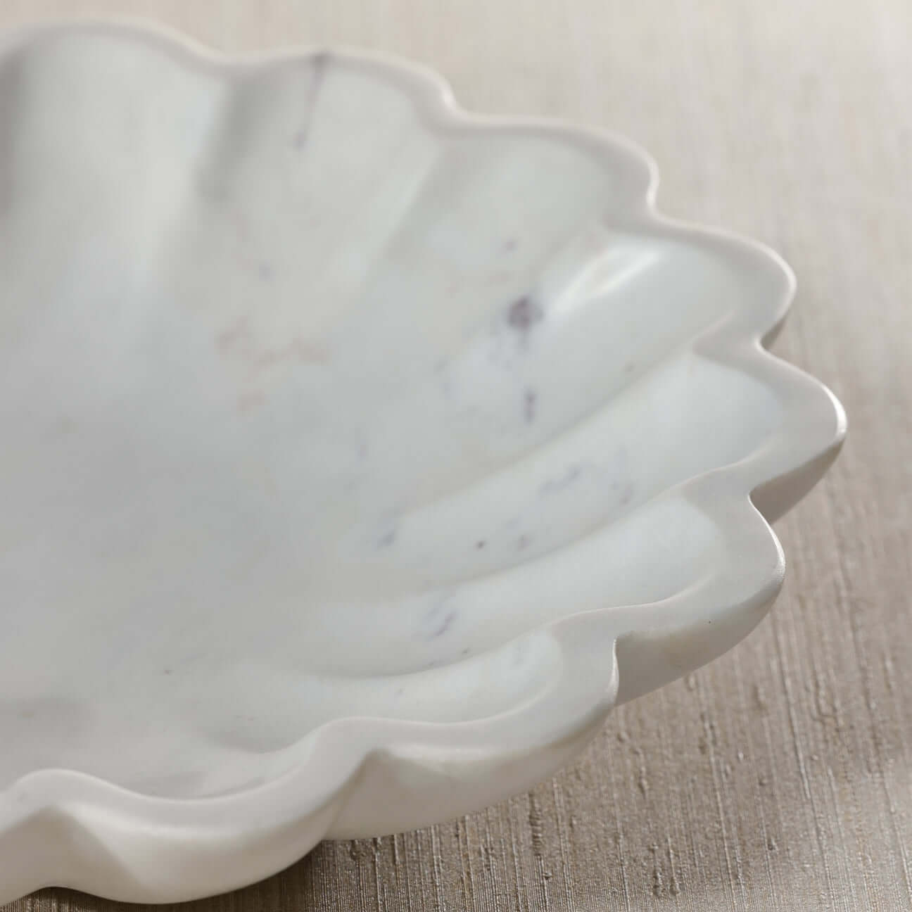 Scallop Flower Marble Bowl