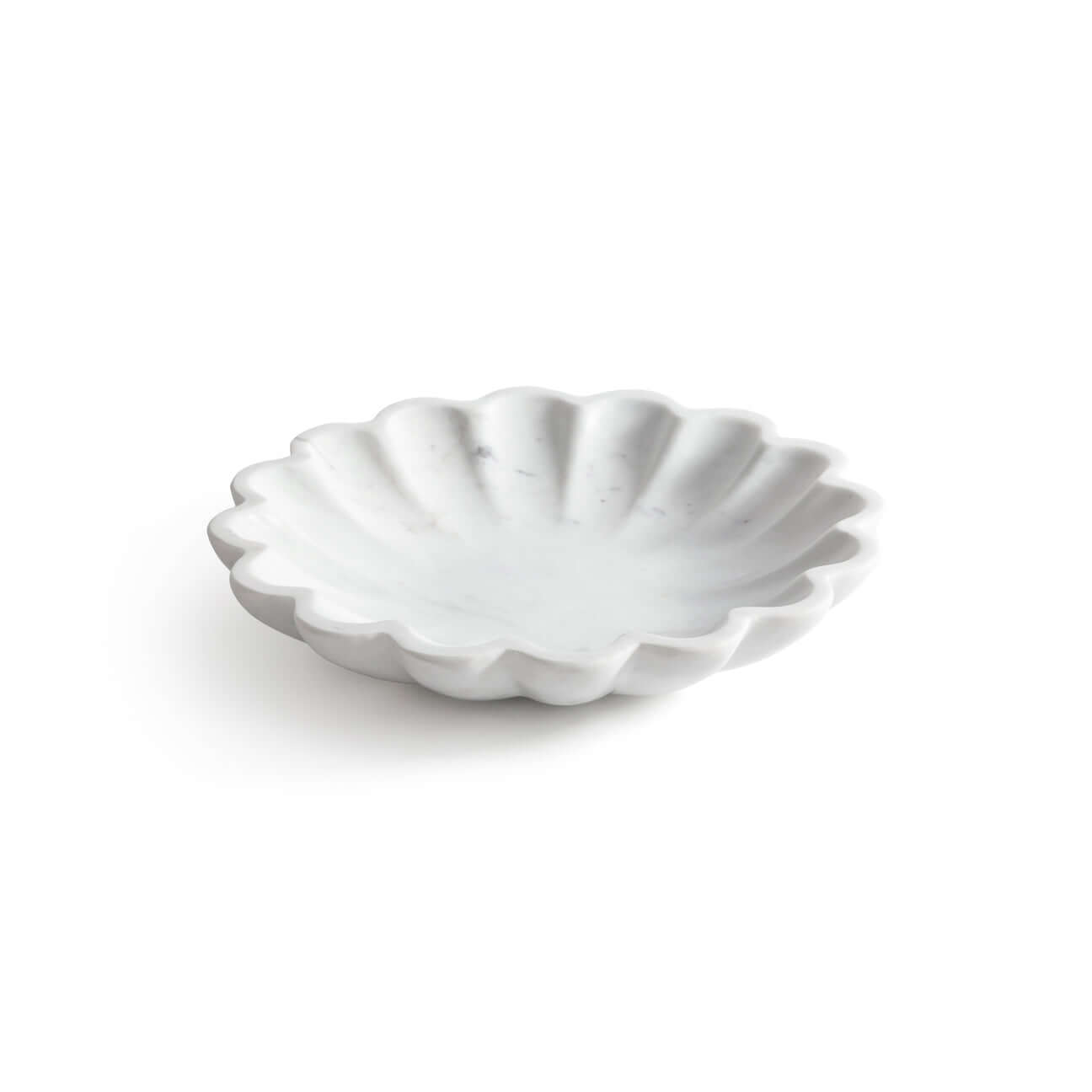 Scallop Flower Marble Bowl