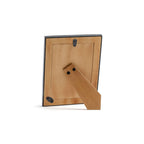 Mamounia Black Resin with Small Chiseled Horn Design Photo Frame - Photo Frames by Carlyle Avenue