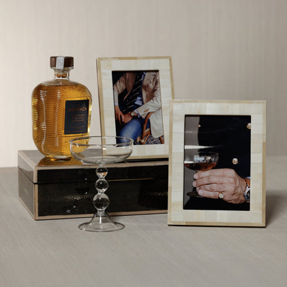 Dune Natural and Bleached White Bone Photo Frame