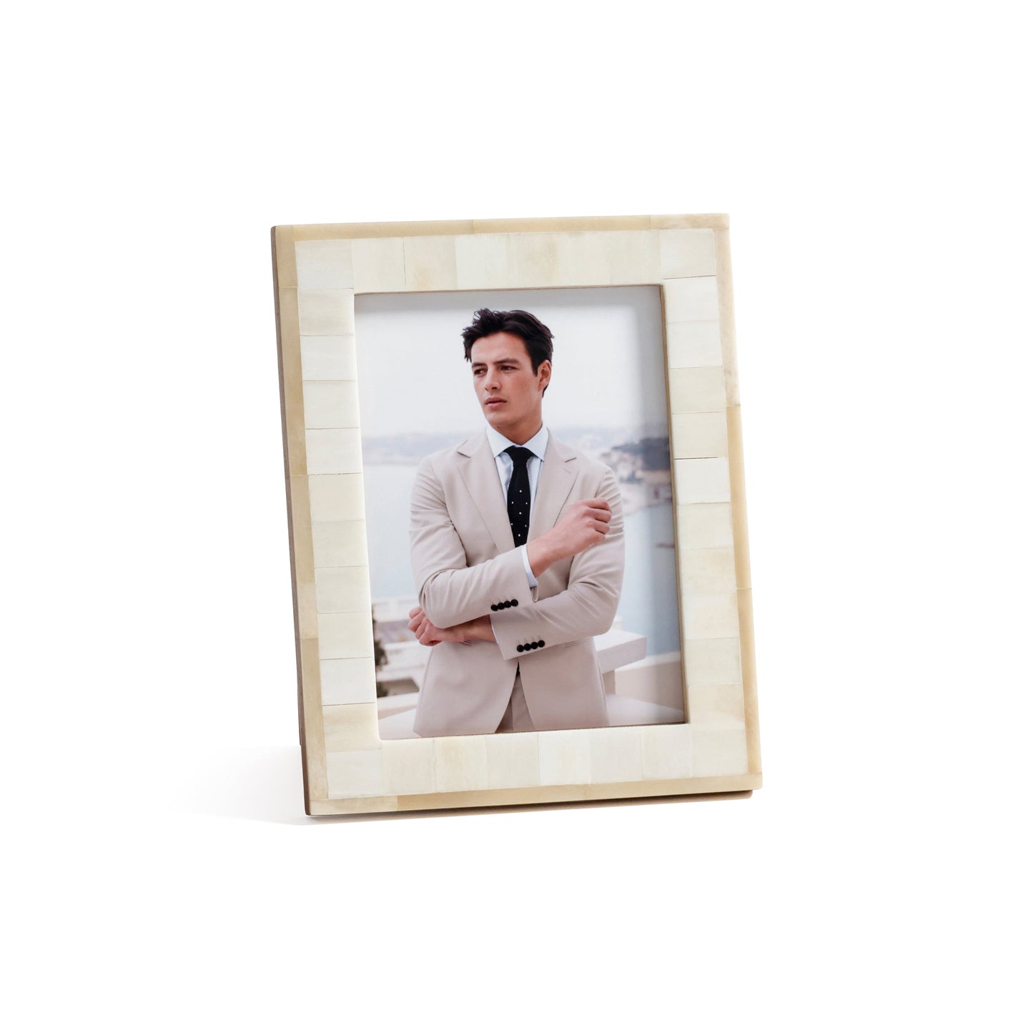 Dune Natural and Bleached White Bone Photo Frame