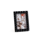 Vienna Black Resin Half Ball Overlay Photo Frame showcasing a bold design with half-sphere details and a modern finish.