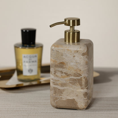 Crema Fossil Marble Bath Collection